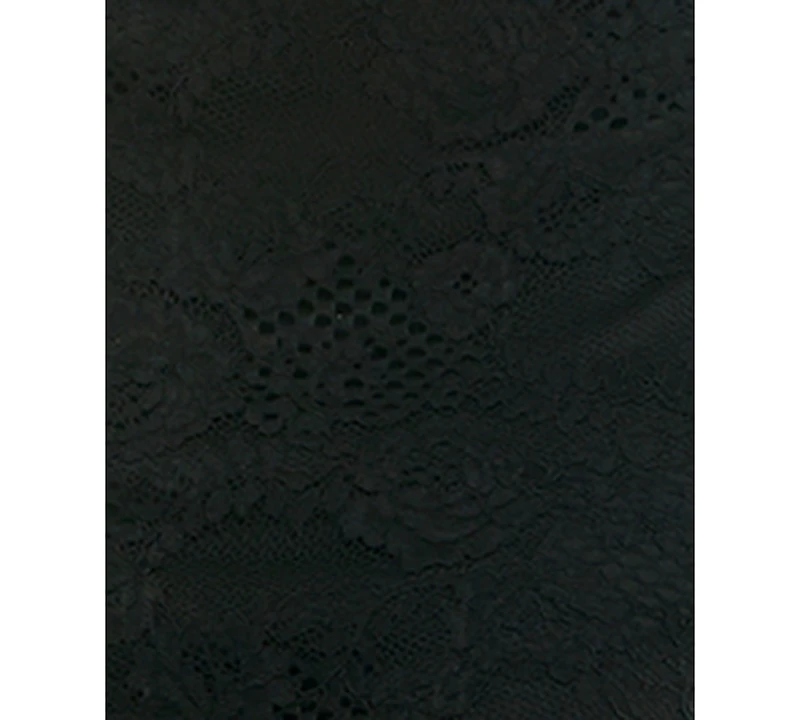 Katia Rae Juniors' Strapless Sweetheart Lace Corset Midi Dress