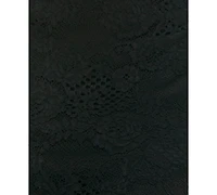 Katia Rae Juniors' Strapless Sweetheart Lace Corset Midi Dress