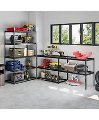 Costway Tier Heavy-Duty Utility Shelf with Adjustable Wire Racks, 2000 lbs Capacity