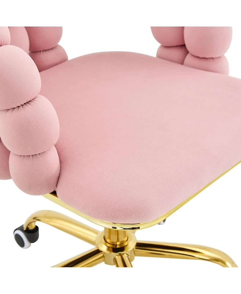 Streamdale Furniture Velvet Swivel Vanity Chair
