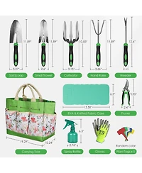 Xdovet Gardening Tools Set Kit With Bag Allotment Gardeners Gift