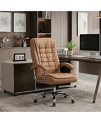 Streamdale Furniture Executive High Back Pu Leather Ergonomic Office Chair