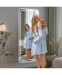 Laoties Led Full Length Mirror with Lights, Dimmable