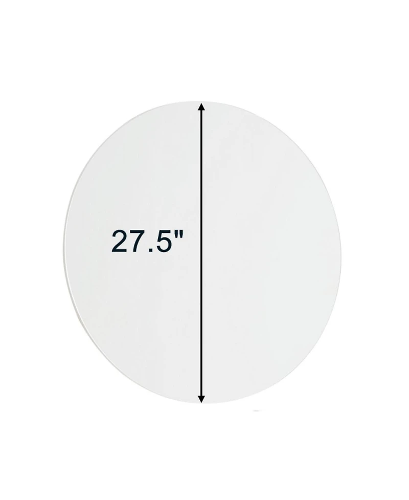Laoties 28" Round Bathroom Vanity Mirror, Wall Mirror for Bedroom, Entryway and Living Room