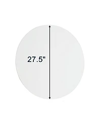Laoties 28" Round Bathroom Vanity Mirror, Wall Mirror for Bedroom, Entryway and Living Room
