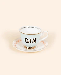 Yvonne Ellen Gin 2-Piece Teacup & Saucer Set