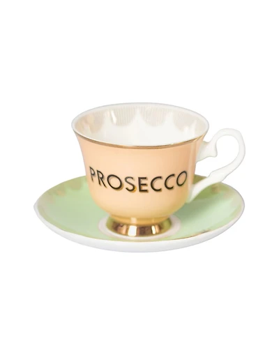 Yvonne Ellen Prosecco 2-Piece Teacup & Saucer Set
