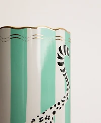 Yvonne Ellen Leopard Tall Flower Vase