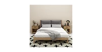 Lucky One Wood Nightstand with Drawer and Shelf