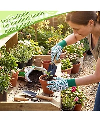 Xdovet Gardening Gift Set for Women with Tote Bag Mug Socks Tools Gloves
