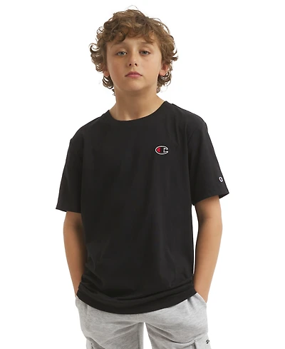 Champion Boys' 8-20 C-Patch Logo Short-Sleeve T-Shirt