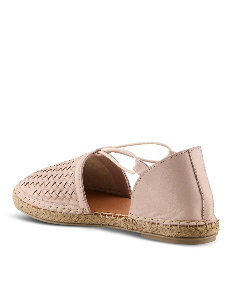 Spring Step Women's Clovae Espadrilles with Woven Leather Upper