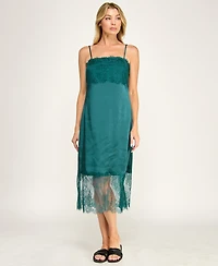 Row A Juniors' Sleeveless Midi Dress