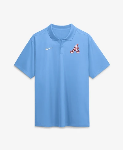 Nike Men's Powder Blue Atlanta Braves City Connect Victory Dri-fit Polo shirt