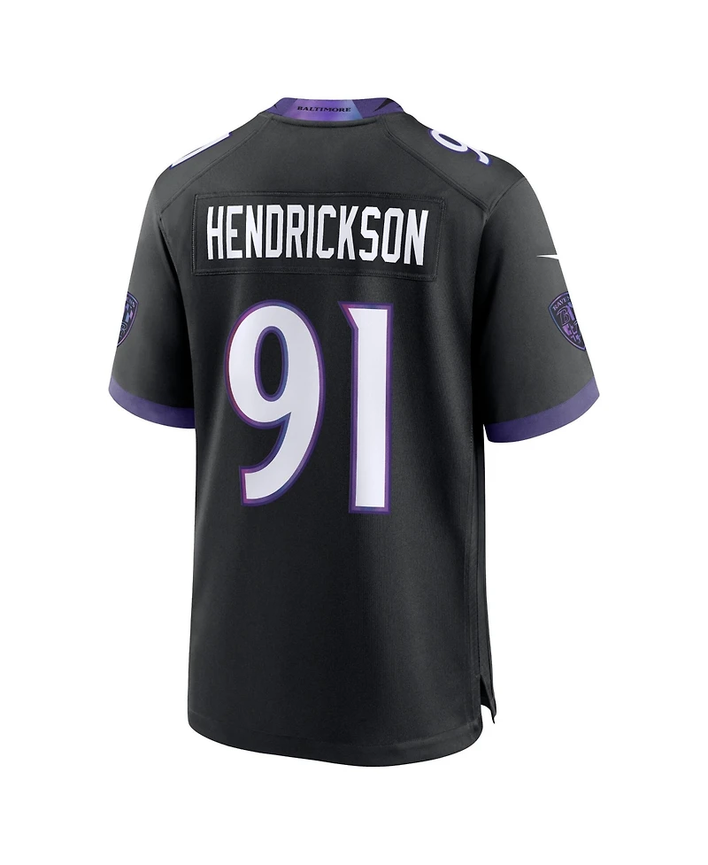 Nike Men's Trey Hendrickson Black Baltimore Ravens Alternate Game Jersey