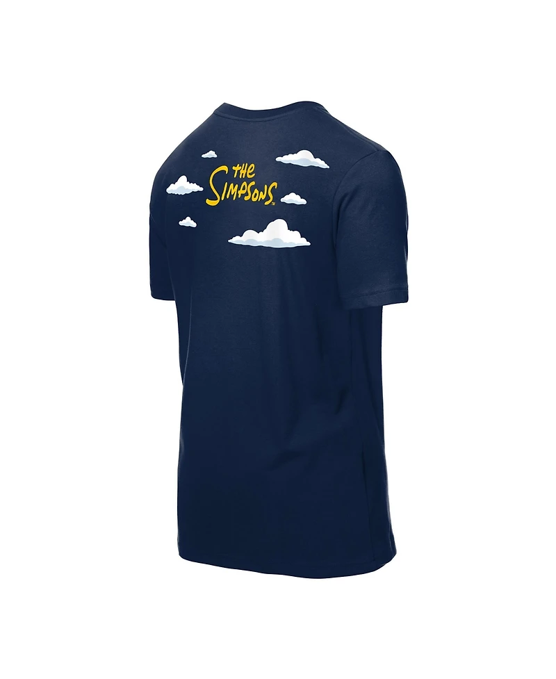 New Era Men's Navy New York Yankees Mlb x Simpsons 2026 Collab Clouds T-Shirt