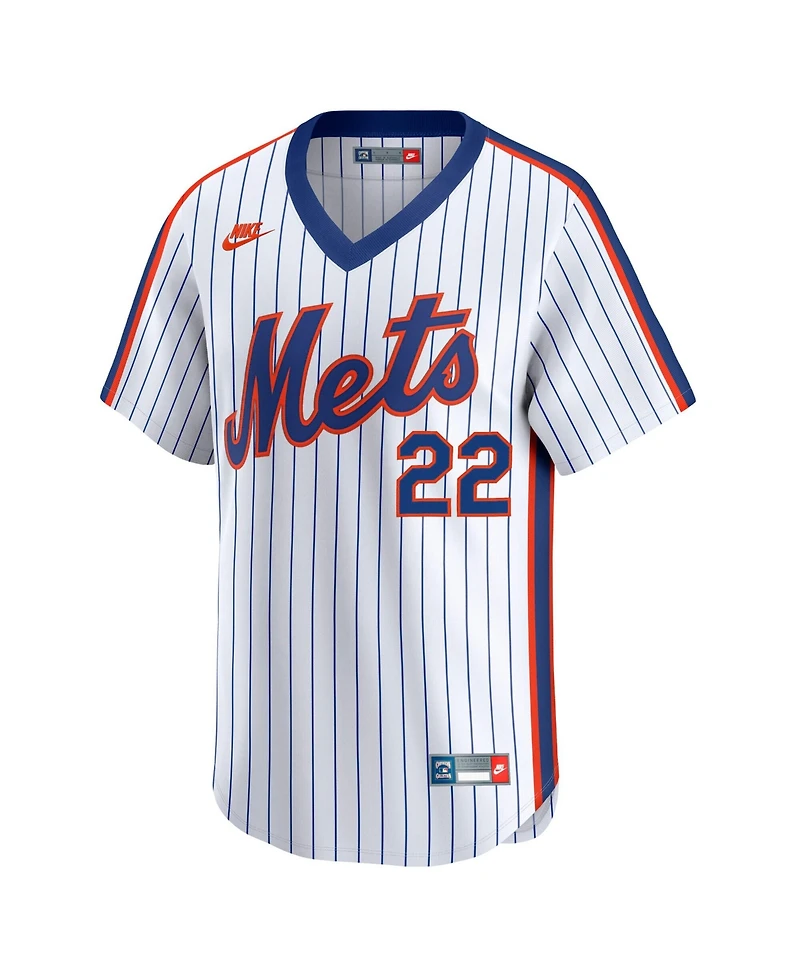 Nike Men's Juan Soto White New York Mets Cooperstown Collection Limited 40th Anniversary Jersey