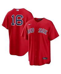 Nike Men's Jarren Duran Red Boston Sox Alternate Replica Jersey