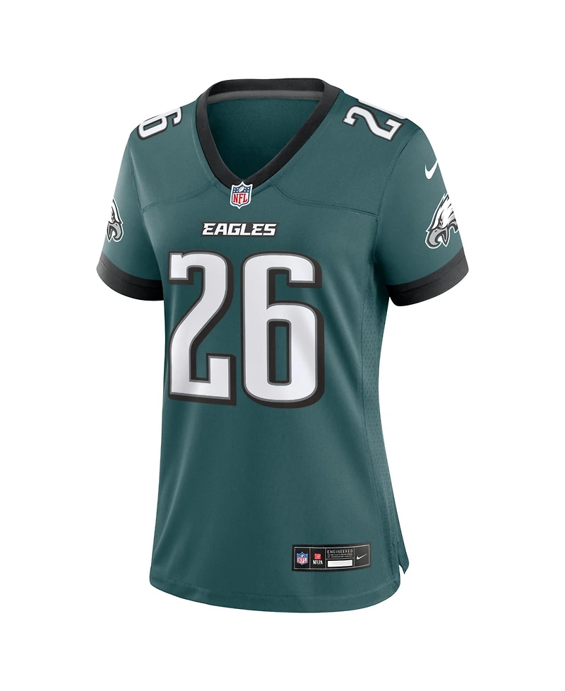 Nike Women's Saquon Barkley Midnight Green Philadelphia Eagles Team Game Jersey