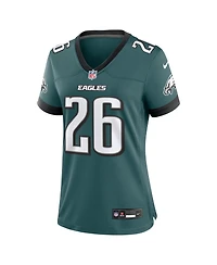 Nike Women's Saquon Barkley Midnight Green Philadelphia Eagles Team Game Jersey