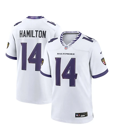 Nike Men's Kyle Hamilton White Baltimore Ravens Game Jersey