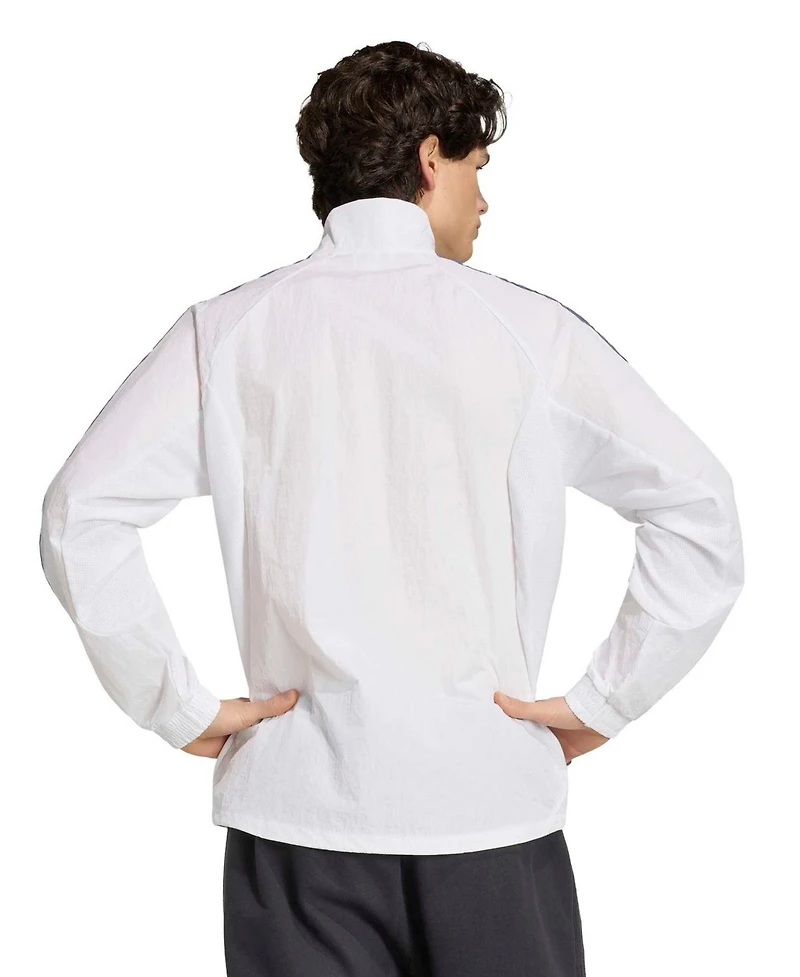 Adidas Men's White Argentina National Team 2026 Home Full-Zip Game Day Anthem Jacket