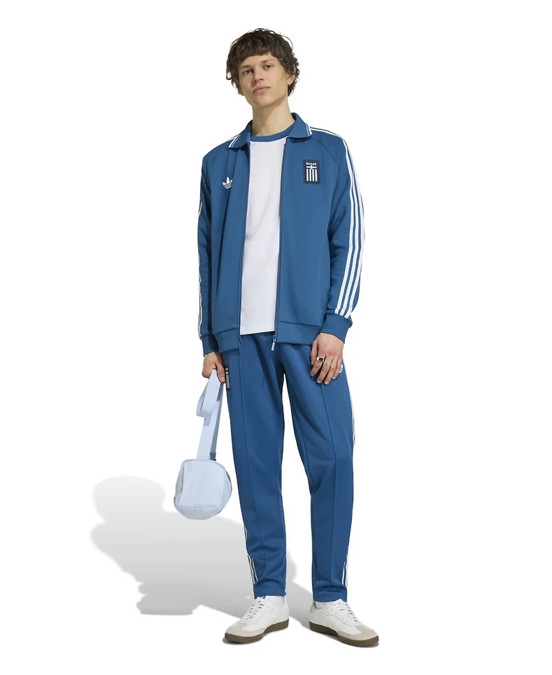 Adidas Men's Blue Greece National Team 2026 Full-Zip Anthem Jacket
