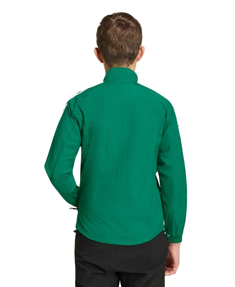 Adidas Big Boys and Girls Green Mexico National Team 2026 Full-Zip Game Day Anthem Jacket