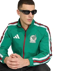 Adidas Men's Green Mexico National Team 2026 Home Full-Zip Game Day Anthem Jacket