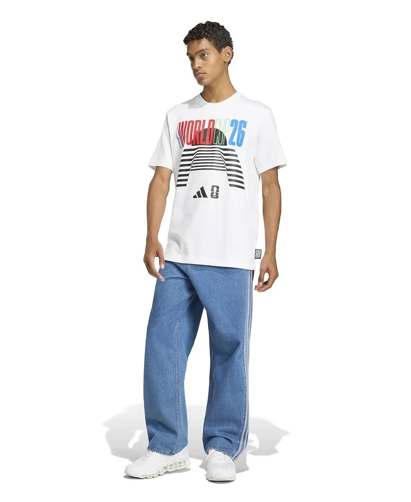 Adidas Men's White 2026 Fifa World Cup Tour T-Shirt