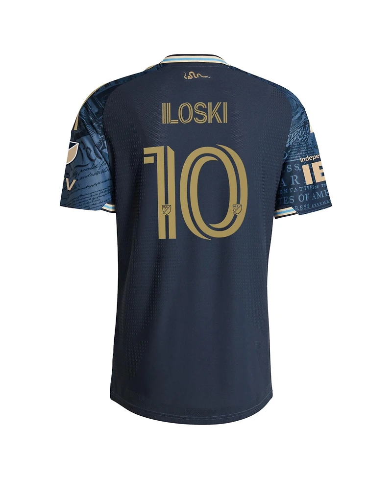 Adidas Men's Milan Iloski Navy Philadelphia Union 2026 1776 Kit On-Field Authentic Patch Jersey