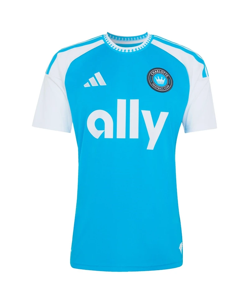 Adidas Men's Wilfried Zaha Blue Charlotte Fc 2026 Carolina Kit: Crowns Up Replica Jersey