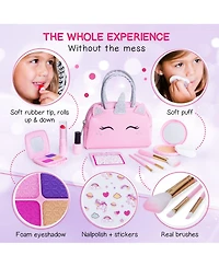 Gnuadz Pretend Makeup Kit Purse Hair Accessories Princess Gift