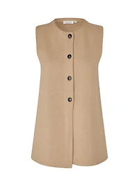 Masai Copenhagen Women's MaLinbine Longline Sleeveless Cardigan
