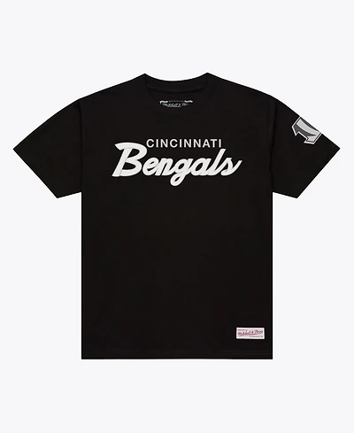 Mitchell & Ness Men's Black Cincinnati Bengals Head Coach Classic T-Shirt