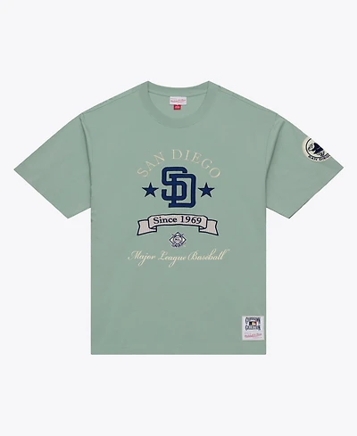 Mitchell & Ness Men's Green San Diego Padres Yacht Rock T-Shirt