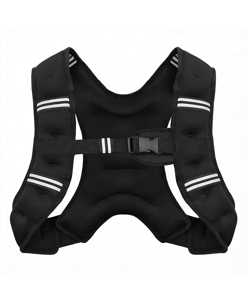 Aofar Weighted Vest Adjustable Reflective Strength Running Workout Jogging Walking