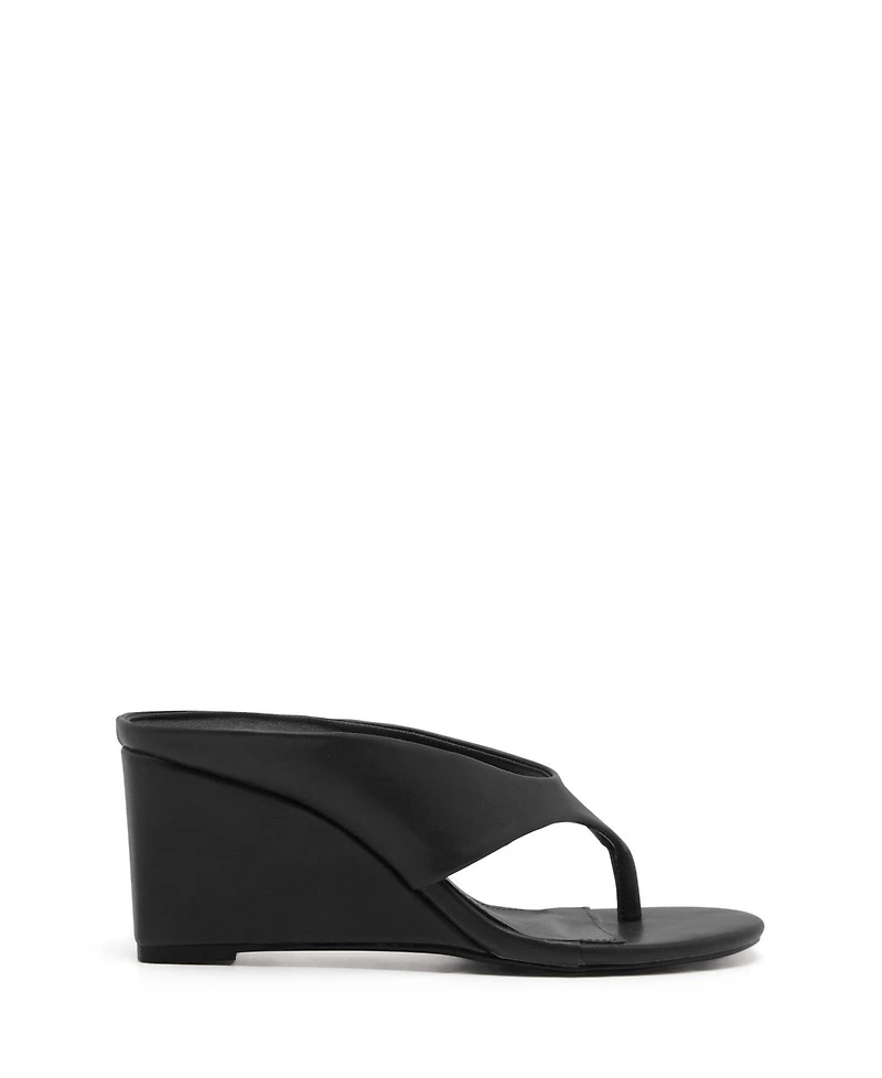 Therapy Australia Women's Sera Round Toe Wedge Thong Heel