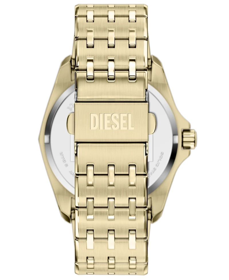 Diesel Men's Stinger Quartz Gold Stainless Steel Watch 44mm