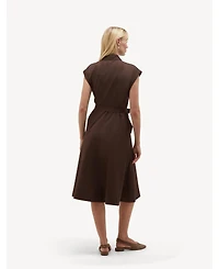 Hobbs London Women's Kristen Belted Shirt Dress