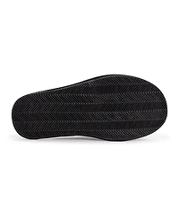 Muk Luks Men's Dave Printed Berber Suede Scuff Slippers