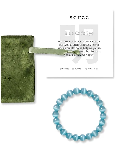 seree Manifest Collection Attraction Cat's Eye Beaded Bracelet