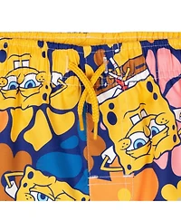 SpongeBob SquarePants Little Boys Swimwear Swim Trunks Upf 50+
