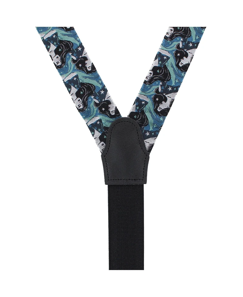Trafalgar The Siren's Song Silk Novelty Button End Suspenders