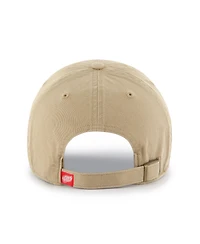 '47 Brand Men's Khaki Detroit Red Wings Logo Clean Up Adjustable Hat