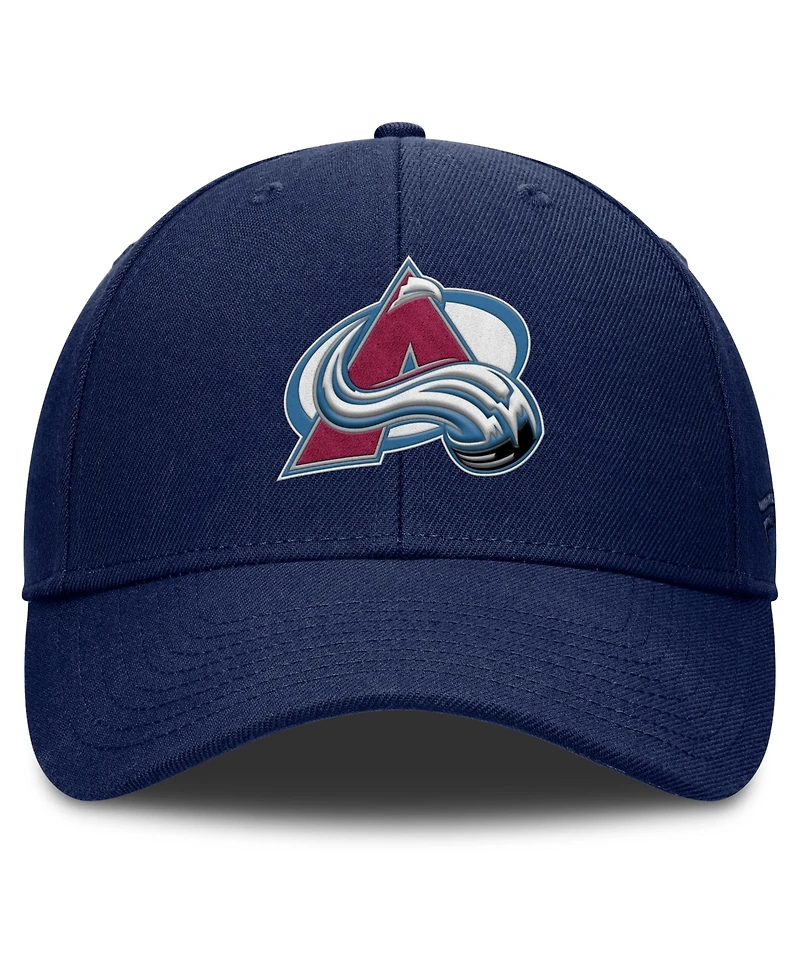 Fanatics Men's Navy Colorado Avalanche Force Adjustable Hat
