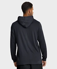 Nike Men's Navy Minnesota Twins Authentic Collection Dri-fit Long Sleeve Hooded T-Shirt