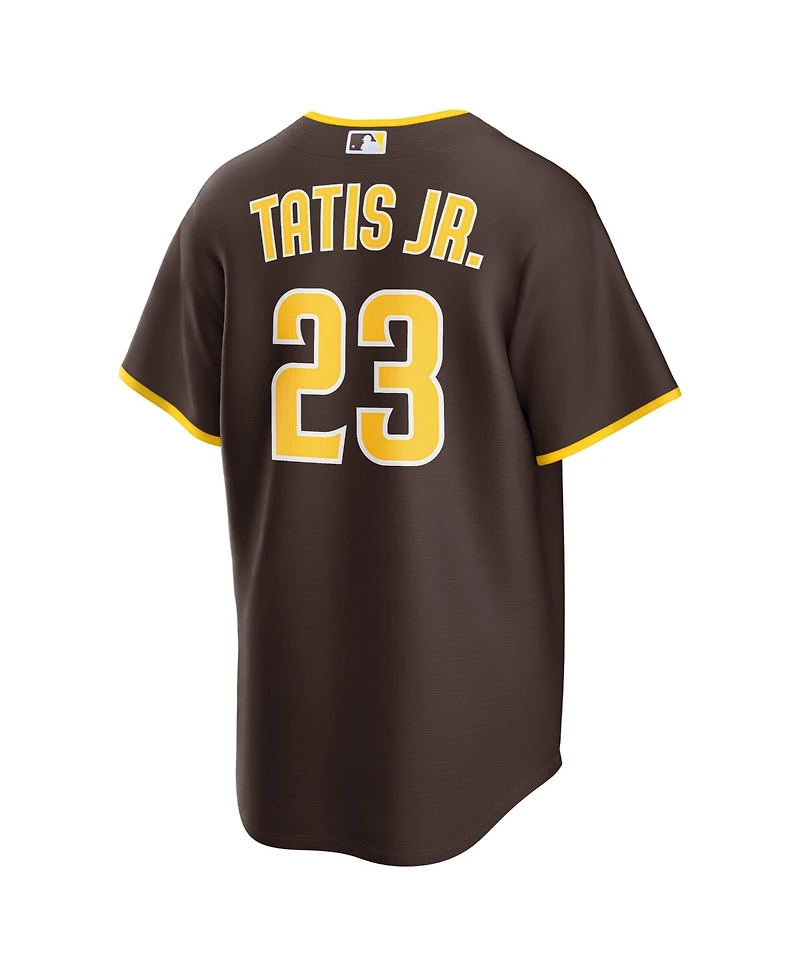 Nike Men's Fernando Tatis Jr. Brown San Diego Padres Road Replica Jersey