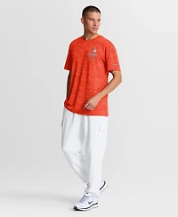 Nike Men's Orange Cleveland Browns Sideline Double Covered Dri-fit Velocity T-Shirt