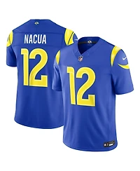 Nike Men's Puka Nacua Royal Los Angeles Rams Vapor F.u.s.e. Stitched Limited Jersey